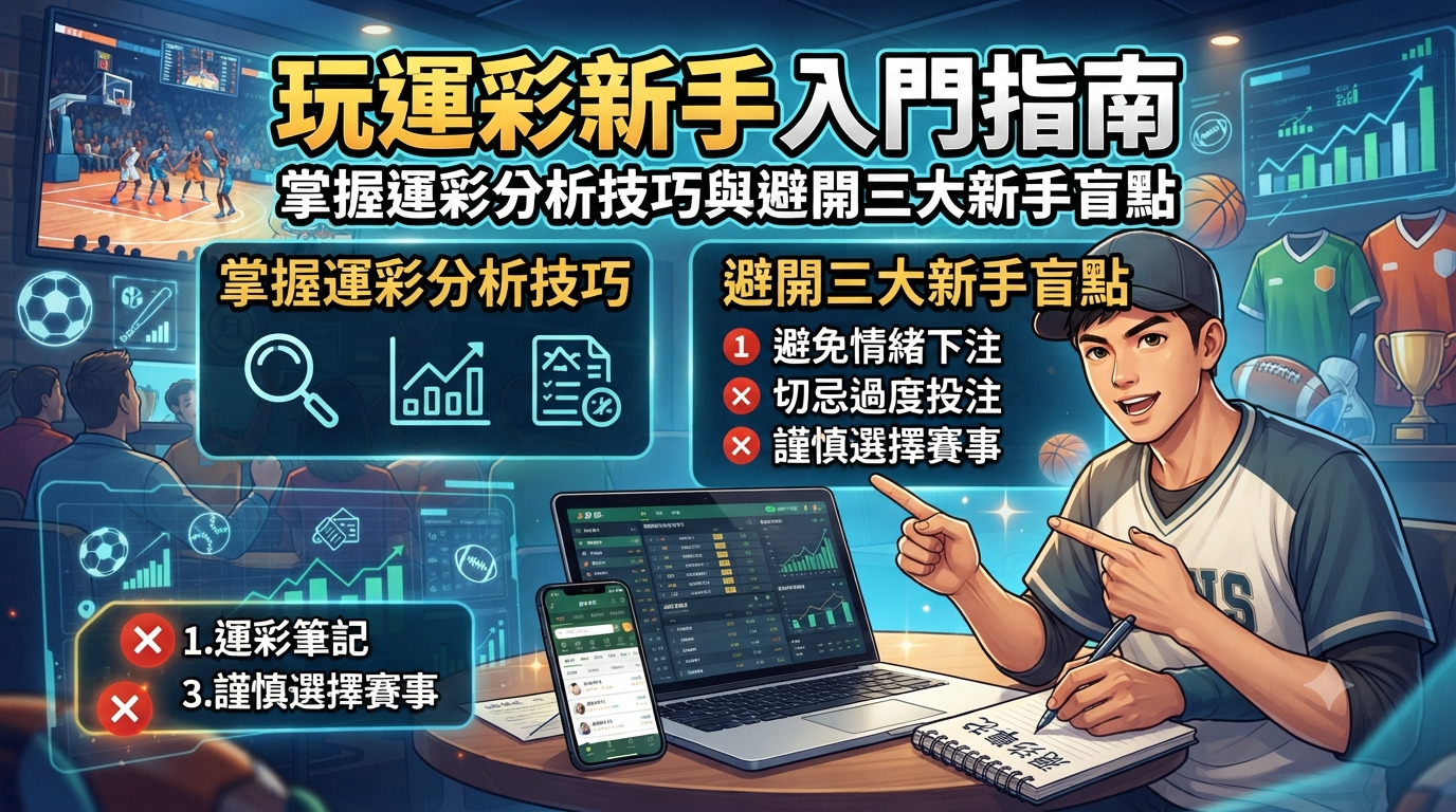 玩運彩新手入門指南：掌握運彩分析技巧與避開三大新手盲點
