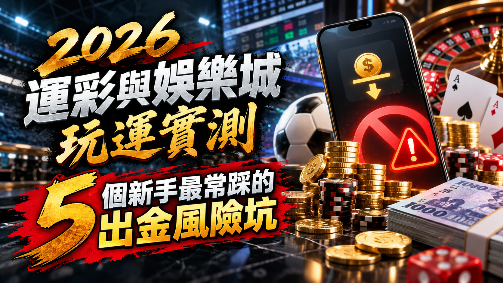 2026運彩與娛樂城玩運實測：5個新手最常踩的出金風險坑
